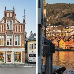 Appartement Live In Historic Building - View To Bryggen, Bergen